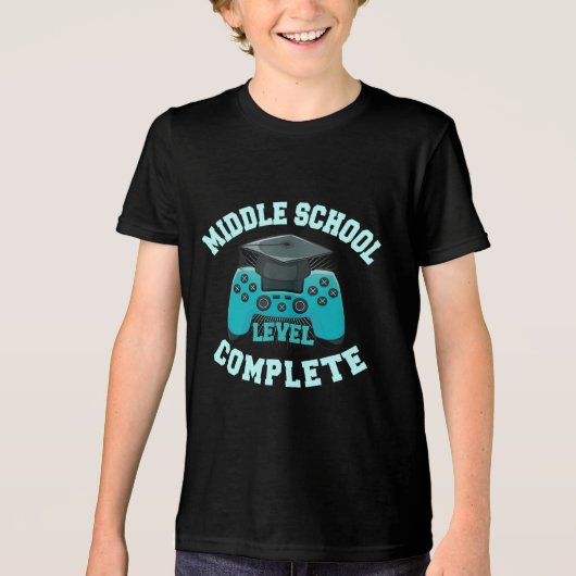 Afstuderen op middelbaar schoolniveau Tri-Blend shirt (Voorkant)
