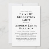 Afstuderen op partijminimale moderne foto kaart (Voorkant)