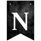 Afstuderen op zwart leder vlaggetjes (Derde vlag)