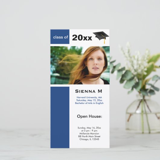 Afstuderen Open House Blue) (Staand voorkant)