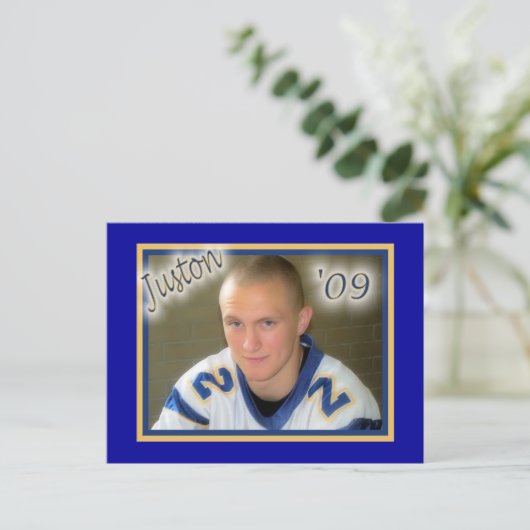 Afstuderen Open House Uitnodiging Briefkaart (Staand voorkant)