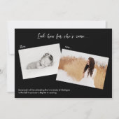 Afstuderen Open House Uitnodiging met foto (Achterkant)