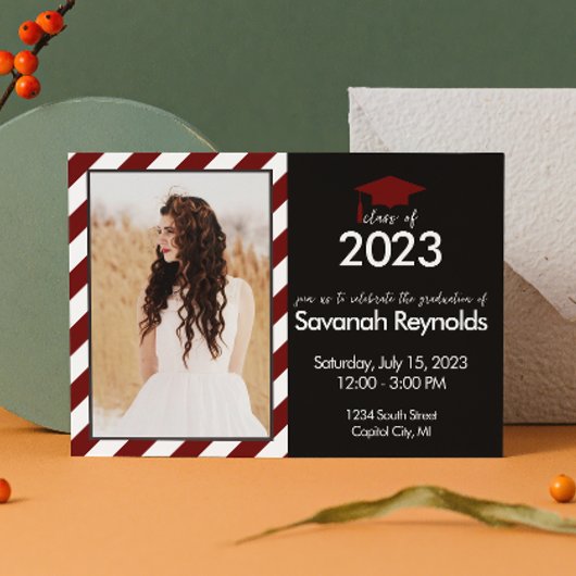 Afstuderen Open House Uitnodiging met foto