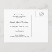 Afstuderen Open Huis Briefkaart (Achterkant)