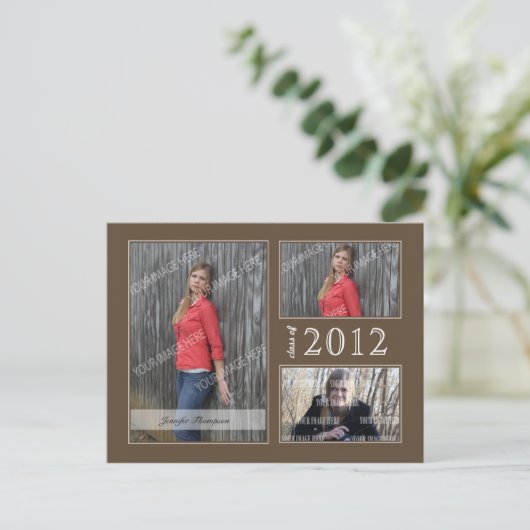 Afstuderen Open Huis Briefkaart (Staand voorkant)