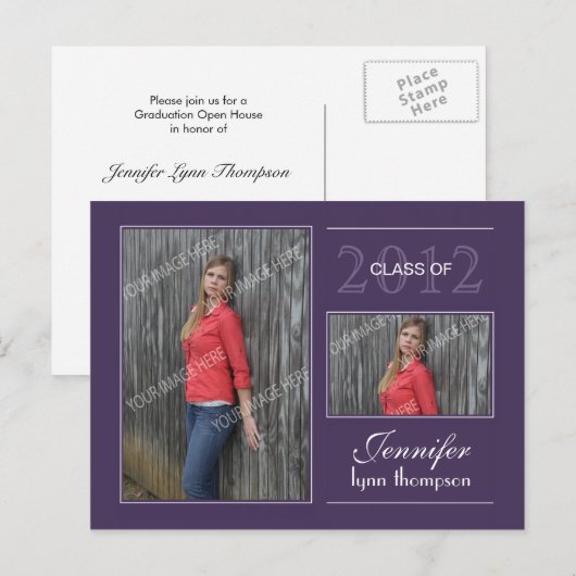 Afstuderen Open Huis Briefkaart (Voorkant / Achterkant)