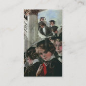  Afstuderen, openingsceremonie Contactkaartje (Achterkant)