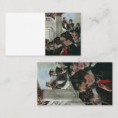  Afstuderen, openingsceremonie Contactkaartje (Voorkant / Achterkant)