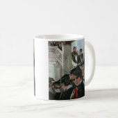 Afstuderen, openingsceremonie Koffiemok (Voorkant rechts)