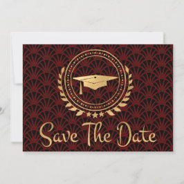 Afstuderen Opslaan Datum Gold Afstudeerder Pet Dec Save The Date