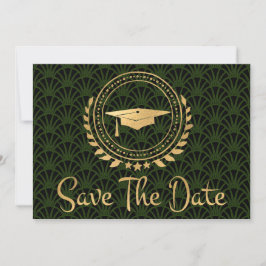 Afstuderen Opslaan Datum Gold Afstudeerder Pet Dec Save The Date
