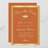 Afstuderen Oranje Lijst Opslaan Datum Aankondiging (Voorkant / Achterkant)