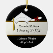 Afstuderen Ornament wit Pet (Voorkant)