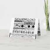 Afstuderen - Oudste 2010 - Kaart (Achterkant)