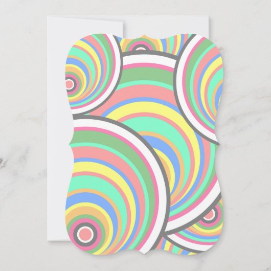 Afstuderen Owl - Fun, Colorful, Celebration Invi Kaart (Achterkant)