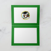 Afstuderen Owl - Groen en goud Kaart (Binnen)