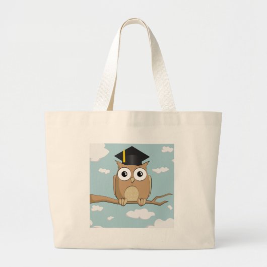 Afstuderen Owl Grote Tote Bag (Voorkant)