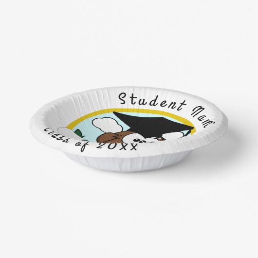 Afstuderen Owl Papieren Kommen (Gebogen)