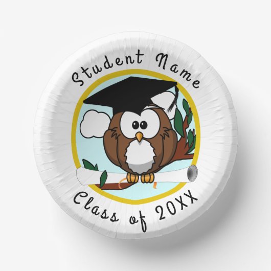 Afstuderen Owl Papieren Kommen (Voorkant)