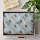 Afstuderen Owl Tissuepapier (Geschenk)
