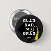 Afstuderen pa Keepslag Memento Ronde Button 5,7 Cm (Voorkant /achterkant)