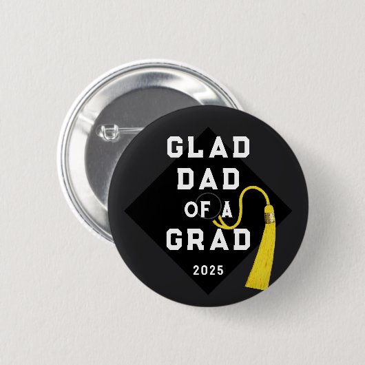 Afstuderen pa Keepslag Memento Ronde Button 5,7 Cm (Voorkant /achterkant)