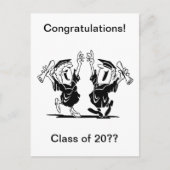Afstuderen Paar of Vrienden Klasse van 20XX Aankondigingskaart (Voorkant)