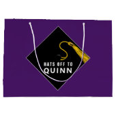 Afstuderen Paars Groot Cadeauzakje (Achterkant)