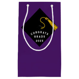 Afstuderen Paarse kleine geschenkzak Klein Cadeauzakje