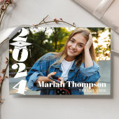 Afstuderen Paarse Typografie Foto klasse 2023 Kaart