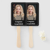 Afstuderen Paddle Fan Handwaaier (Voorkant en achterkant)