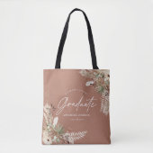 Afstuderen pampas eucalyptus elegant roest tote bag (Voorkant)