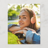 Afstuderen Pampas Grass Fotofeest Uitnodiging (Achterkant)