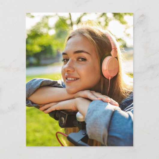 Afstuderen Pampas Grass Fotofeest Uitnodiging (Achterkant)