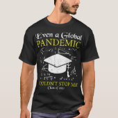 Afstuderen pandemische klasse graadbaachelor maste t-shirt (Voorkant)