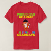 Afstuderen Papa 2022 Kindergarten Afstuderen 12 T-shirt (Design voorkant)