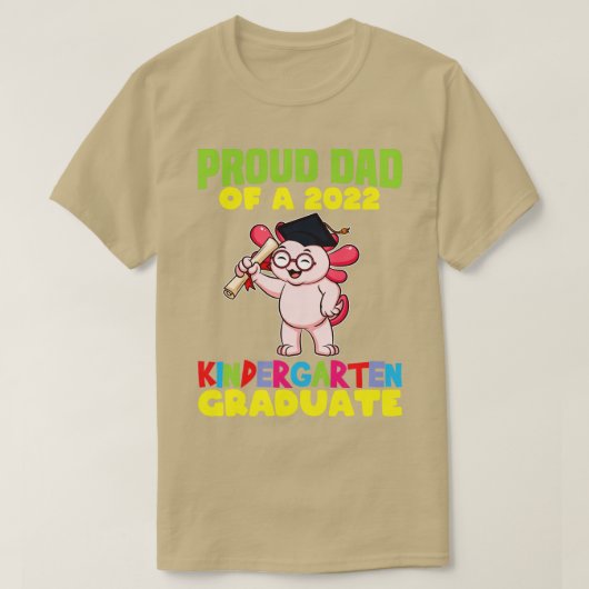 Afstuderen Papa 2022 Kindergarten Afstuderen 3 T-shirt (Design voorkant)