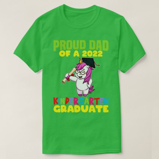 Afstuderen Papa 2022 Kindergarten Afstuderen 9 T-shirt (Design voorkant)