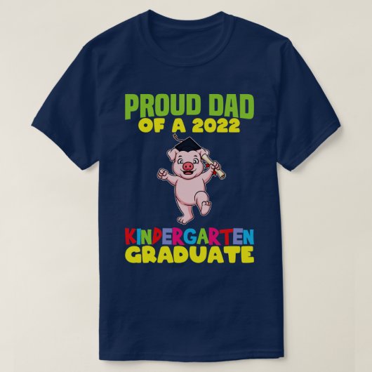 Afstuderen Papa 2022 Kindergarten Afstuderen T-shirt (Design voorkant)
