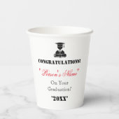 Afstuderen Paper Cup - HAMbyWG Papieren Bekers (Achterkant)
