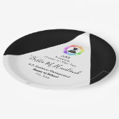 Afstuderen Papier Bord Roze en White HAMbyWG (Gekanteld)