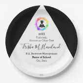 Afstuderen Papier Bord Roze en White HAMbyWG (Voorkant)