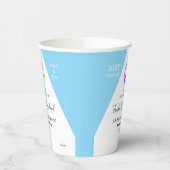 Afstuderen papierbekertjes - HAMbyWhiteGlove Paper Papieren Bekers (Links)