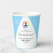 Afstuderen papierbekertjes - HAMbyWhiteGlove Paper Papieren Bekers (Voorkant)