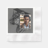 Afstuderen Papieren servetten Voeg uw foto toe (Voorkant)