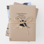 Afstuderen papierlade voor onmiddellijke verpakkin inpakpapier vel (In situ)