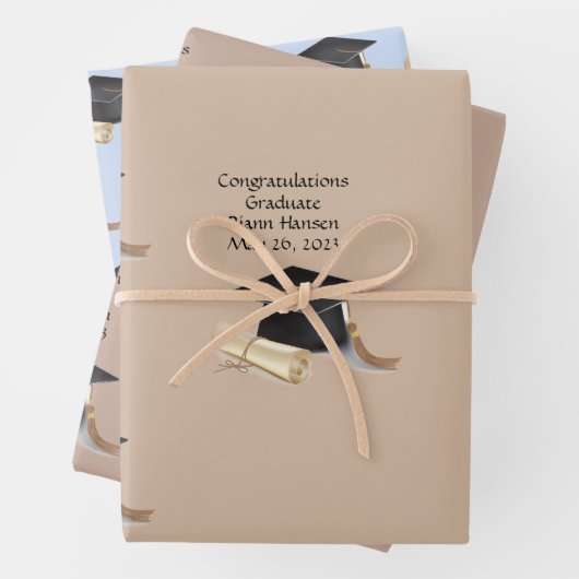 Afstuderen papierlade voor onmiddellijke verpakkin inpakpapier vel (In situ)