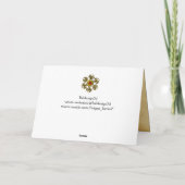 AFSTUDEREN PARCHMENT RED WAX SEAL MONOGRAM AANKONDIGING (Achterkant)