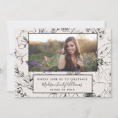 Afstuderen Partij 4 Blush-botanische foto Kaart (Voorkant)