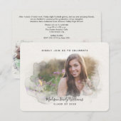 Afstuderen Partij 4 Waterverf Fotoscript Kaart (Voorkant / Achterkant)